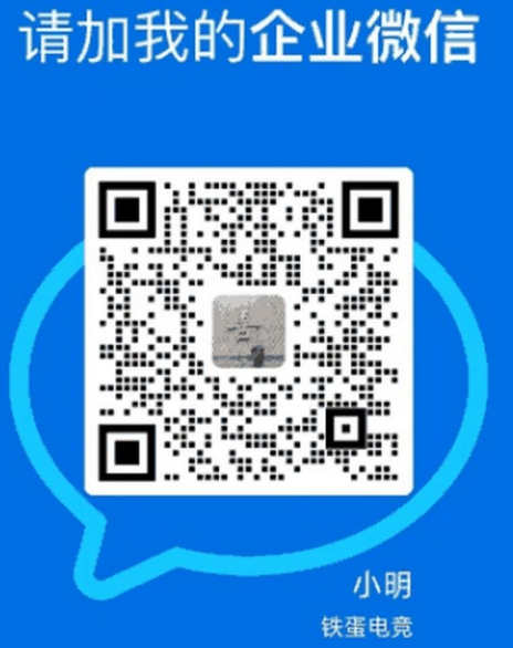 企业微信:铁蛋电竞·小明