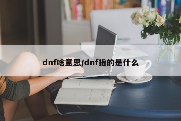 dnf啥意思/dnf指的是什么